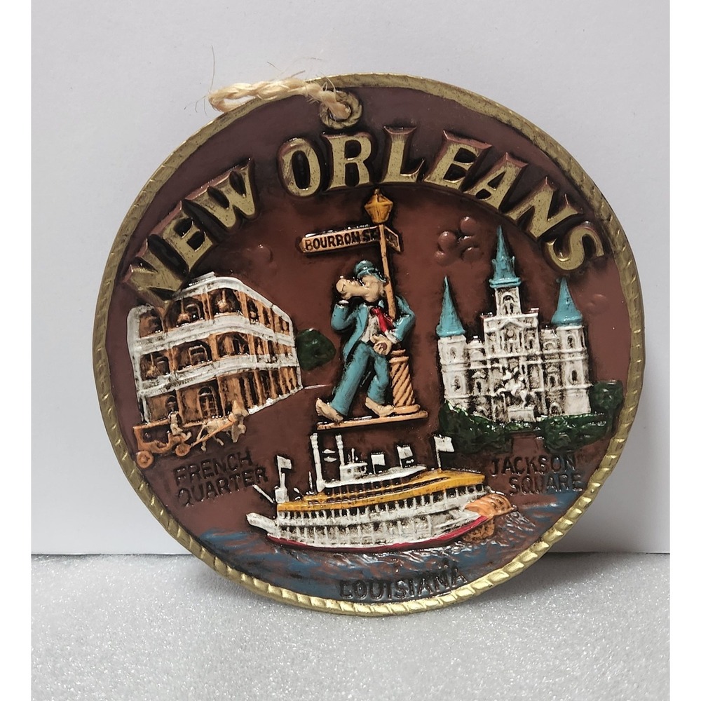 New Orleans Souvenir Wall Plate